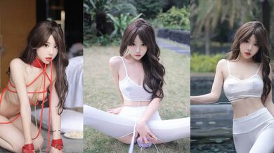 极品网黄 桃妖夭 红肚兜户外写真花絮流出 身材纤细性感妖娆 道具自慰淫靡至极！